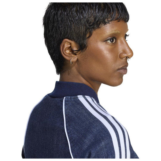 Adidas Γυναικεία ζακέτα Superstar Denim Corset Track Top